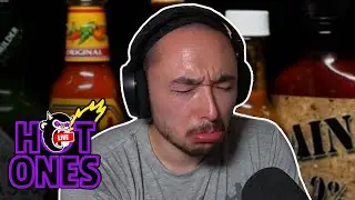 Ranton Struggles To Speak While Eating Spicy Nuggets | Hot Ones With TWITCH!