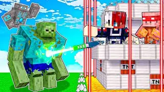 MINECRAFT BUILD TO SURVIVE CHALLENGE!!