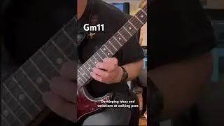 Connecting Gm11 arps at walking pace. #arpeggio #guitar #guitarteacher #sweeppicking
