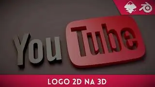 Logo 2D na 3D - Blender