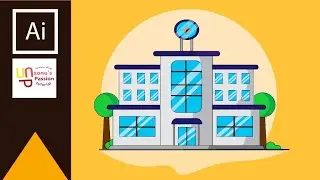 #hospital.how do illustrators draw?illustrator vector #art|| illustrator art.
