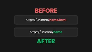 Remove .html from URLs in Seconds (Simple Localhost Tutorial)
