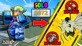 Solo Gauntlet Mode ft. 6 Star Caesar | 5k+ Seconds / No 7 Stars - All Star Tower Defense