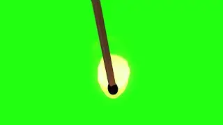 fire with match on green screen | green screen video | match fire | match