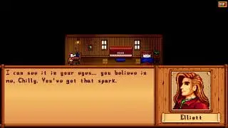 Stardew valley, Elliott's shak for the first time