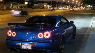 The Crew | Cockpit View Hud Off | Free Roam Gameplay in Nissan Skyline R34 GT-R | PS4