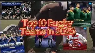 Top 10 Rugby Teams in 2023 #rwc2023 #rugby
