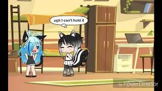 A skunk girl farts on a cat girl *read description*