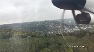 Luxair DHC 8-Q-400 Landing at Luxemburg [1080p60]
