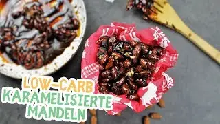 Low-Carb karamellisierte Mandeln (mit Xylit) - Essen ohne Kohlenhydrate