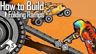 How to Build a Folding Ramp - Space Engineers Tutorial