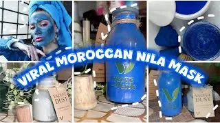 This VIRAL Moroccan Nila Mask TRANSFORMED My Skin💙| Must-Have for Glowing Skin ✨