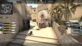 Ace with P90 and M4A1-Silencer