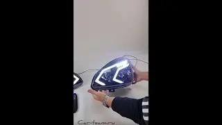 📹 Обзор на новые Фары передние в стиле Mercedes AMG с плавающими поворотниками на Лада Приора