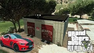GTA 5: Реальная жизнь. Новый гараж Бенни.