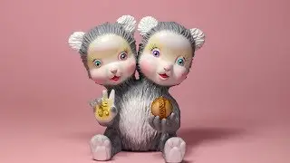 How to Sculpt a Bear Face with Polymer Clay