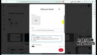 Blogspot Tubes : How To Edit Pinterest Board and SEO Optimized Pinterest Board