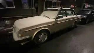 1990 Volvo 240 DL Cold Start