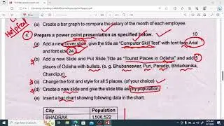 OSSSC previous year computer practical skill test question for PEO RI Junior assistant Exam 2023