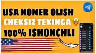 USA NOMER OLISH 2026 // YANGI USULDA ISHONCHLI TEZ // 