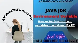 How to set Environment variable in windows | how to install java jdk on windows 10