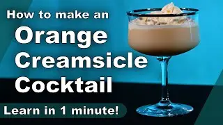 shorties | Orange Creamsicle Alcoholic Drink recipe in 1 minute!