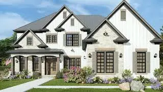 EUROPEAN HOUSE PLAN 699-00066 WITH INTERIOR