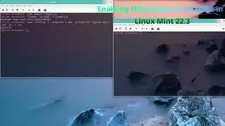 Enable hibernation swapfile in LinuxMint 22 3