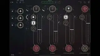 Wonderful day! 🙂 iPad AUv3 MIDI Drum Sequencer App Octachron jam w. AUM, Ruismaker and Zeeon