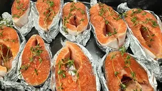 форель запеченая в духовке,сочные стейки incredibly delicious trout steaks