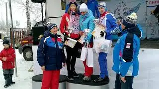 Награждение участников на Лыжне России 2019 в Липецке