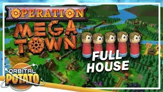 100% Population! - Factory Town: Operation Mega Town - Factorio-like Process Management Game