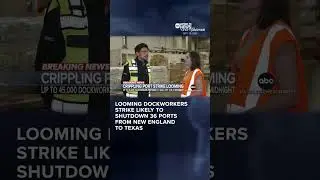 Beginning at midnight, up to 45,000 dockworkers could walk off the job, likely shutting down 36 port
