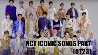 NCT members by their iconic lines in NCT's songs (ot23)