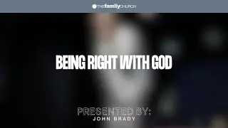 Being Right with God