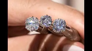 Diamond vs Moissanite - Cushion Cut