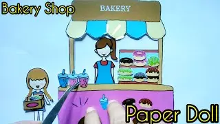 PaperCraft | Bakery shop paper doll