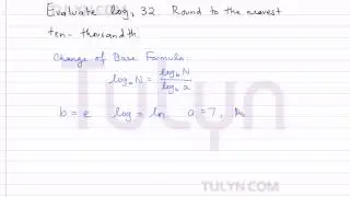 evaluating logarithmic expressions using the change of base formula