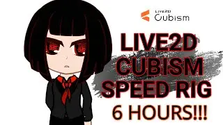 Live2d Speed Rig Front Face || 6 hours of rigging || Gacha Club