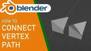 Blender how to Connect Vertex Path