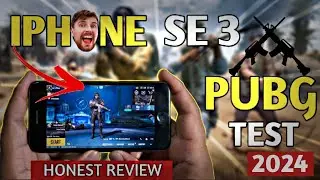 iPhone SE 3 PUBG Test in 2024 🔥 Detailed BGMi Test in Hindi⚡️FPS, Heating, Battery