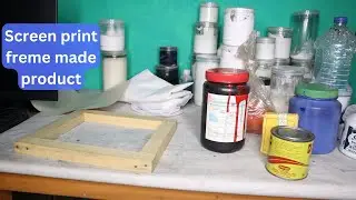 স্ক্রীন প্রিন্ট ফ্রেম বানাতে কিকি লাগে?Screen print freme made product.