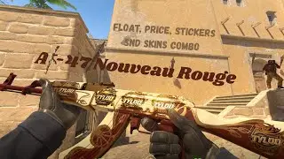 AK-47 Nouveau Rouge – Insane Sticker Combo & Clean Float 🔥