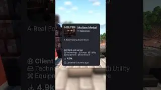 RPG Minecraft Mod: Molten Metal 