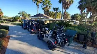 Golf day at Cane Garden Country Club. Lifestyle stay in The Villages, Florida.