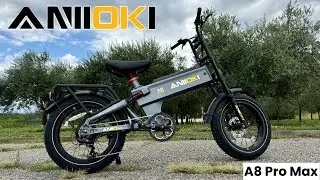 ANIIOKI A8 Pro Max - The Best and Powerful Electric Bike 1600W ( Top Speed 55 km/h )