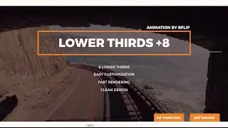After Effects Template - Lower Thirds +8