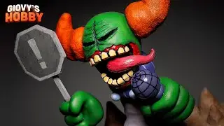 I made Tricky the Clown with Cosclay! ★ Friday Night Funkin' + Madness Combat