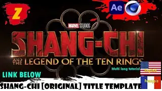 SHANG-CHI ORIGINAL TITLE TEMPLATE (Last Trailer) After effect/Cinema 4D Tutorial