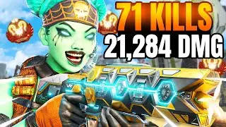 Lifeline Gameplay Apex Legends on controller 71 Kills 21,284 Damage - 3 Games
